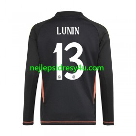 Fotbalový Dres Real Madrid Andriy Lunin 13 Brankářské Venkovní 2024/25 Dlouhý Rukáv